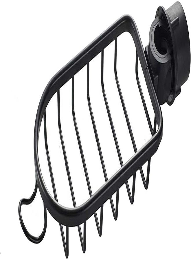 LEVGRY Faucet Storage Rack, Sponge Holder Over Faucet, Adjustable Hanging Sponge Holder for Kitchen Sink, Hanging Drain Basket Holder Organizer Bathroom Accessory, Soap Holder for Sink Tap (Black) - Image 2